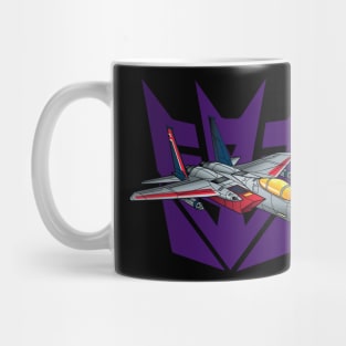 Transformers G1 Starscream Decepticon Logo Symbol Mug